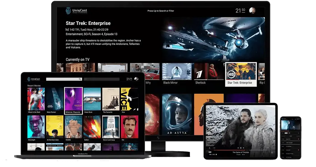IPTV streaming on multiple devices